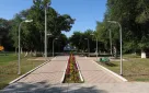 В Акбулаке завершили благоустройство парка Победы