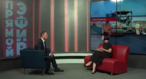 Александр Полухин стал гостем программы «Прямой эфир» на ОРТ Планета